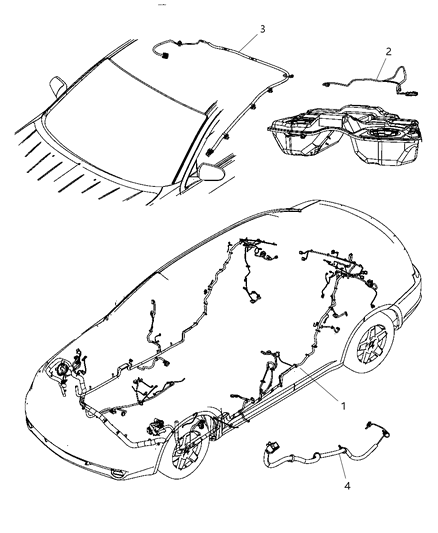 2010 Chrysler Sebring Wiring-Unified Body Diagram for 5148180AA