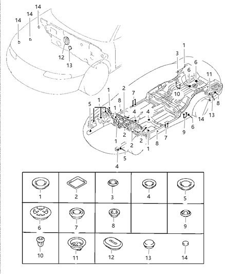 1999 Chrysler Sebring Plugs Diagram