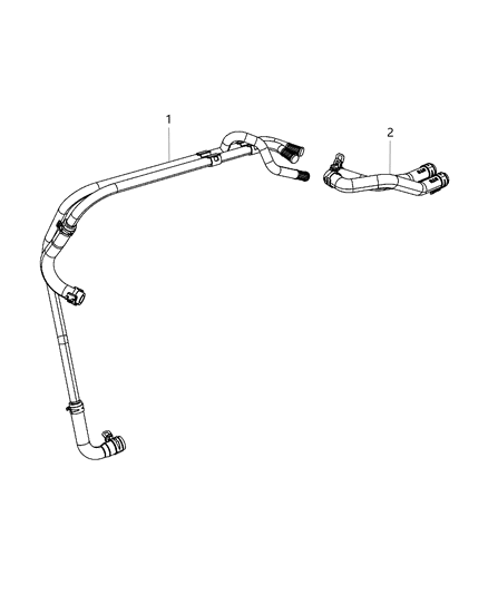 2017 Jeep Wrangler Heater Plumbing Diagram 2