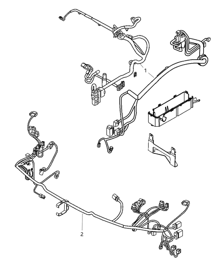 2003 Dodge Intrepid Wiring-HEADLAMP To Dash Diagram for 5081010AB
