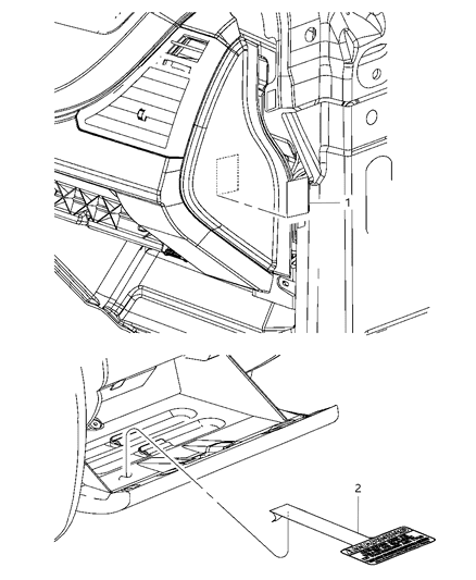 2013 Chrysler 200 Instrument Panel Diagram