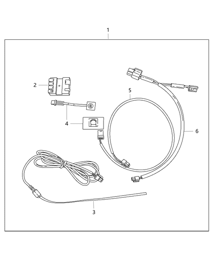 2014 Jeep Wrangler Light Kit, Interior Diagram