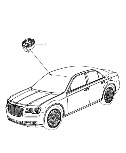 2014 Chrysler 300 Modules, Overhead Diagram