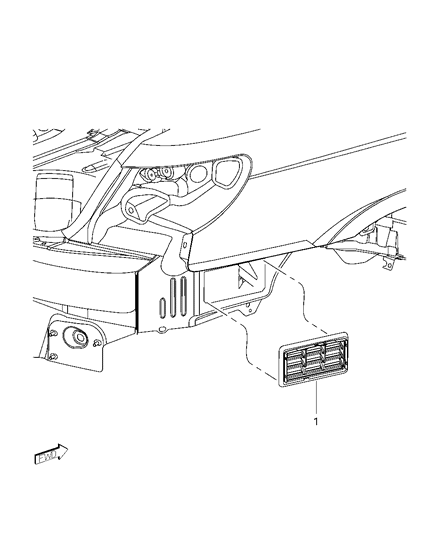 2011 Chrysler 200 Air Duct Exhauster Diagram