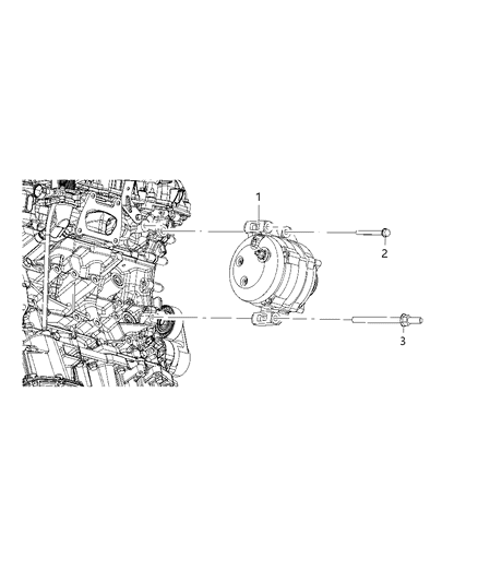 2011 Dodge Durango Generator/Alternator & Related Parts Diagram 1