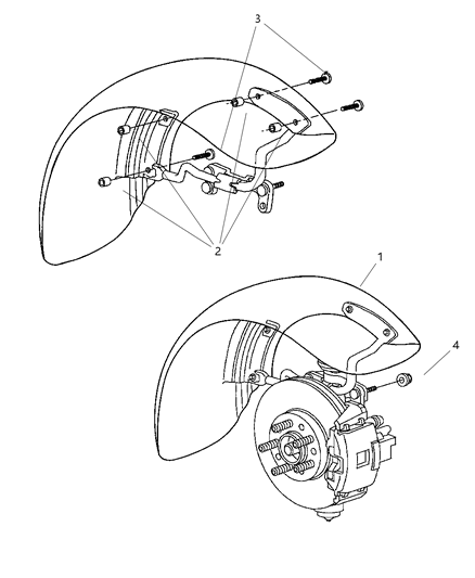 2002 Chrysler Prowler Nut Diagram for 6035766