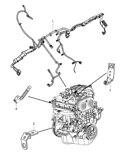 2012 Jeep Liberty Wiring-Engine Diagram for 68092058AB