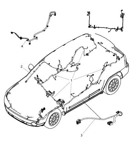 2013 Jeep Compass Wiring-Unified Body Diagram for 68079110AB