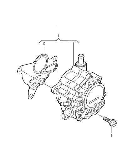 2007 Dodge Caliber Pump-Fuel Injection Diagram for 68004327AA