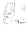 Diagram for 1997 Jeep Grand Cherokee Door Lock Actuator - 4798916AB