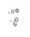 Diagram for 2020 Ram 4500 A/C Idler Pulley - 5281677AA