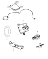 Diagram for 2012 Jeep Grand Cherokee Transmitter - 56046733AD