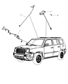 Diagram for 2011 Jeep Patriot Antenna Cable - 68066437AA