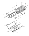Diagram for 2010 Jeep Grand Cherokee Cylinder Head - R6637056