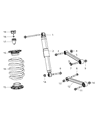 Diagram for 2009 Jeep Grand Cherokee Control Arm - 52089629AC