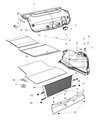 Diagram for Dodge Fuel Door - 68193034AA
