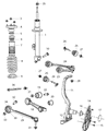 Diagram for 2009 Dodge Charger Shock Absorber - 4854576AE