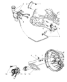 Diagram for Dodge Ram 3500 Clutch Master Cylinder - 5037431AA