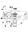 Diagram for 2003 Chrysler Concorde A/C Switch - 4698198AB