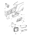 Diagram for 2008 Chrysler Town & Country Engine Control Module - R5150247AD