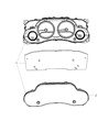 Diagram for Jeep Speedometer - 56054392AF
