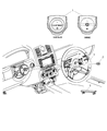 Diagram for 2006 Dodge Charger Steering Wheel - 1AG551P7AA