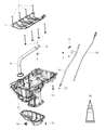 Diagram for 2020 Jeep Grand Cherokee Oil Pan - 5184407AF