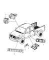 Diagram for 2010 Dodge Ram 1500 Seat Switch - 56040636AC