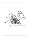 Diagram for 2016 Dodge Challenger Water Pump - 5038668AC