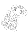 Diagram for 2007 Dodge Ram 1500 Seat Cover - 1FF081D5AA