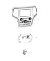 Diagram for 2014 Jeep Grand Cherokee A/C Switch - 5091840AC
