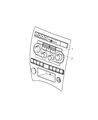 Diagram for 2005 Jeep Grand Cherokee A/C Switch - 55111009AD