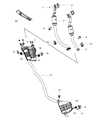 Diagram for Jeep Grand Cherokee Exhaust Hanger - 68084791AA