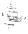 Diagram for Dodge Durango Windshield Washer Nozzle - 5182203AB