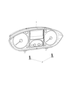 Diagram for 2014 Ram ProMaster 1500 Instrument Cluster - 68225788AA