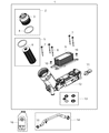 Diagram for 2020 Jeep Grand Cherokee Oil Cooler - 68365931AB