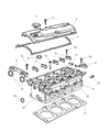 Diagram for Chrysler Grand Voyager Cylinder Head Gasket - 5014173AC