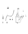 Diagram for Ram 2500 Washer Pump - 68440465AA