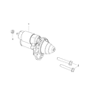 Diagram for Ram ProMaster 2500 Starter Motor - 4801839AD