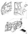 Diagram for 2004 Chrysler PT Cruiser Car Speakers - 4672552AA