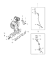 Diagram for 2018 Jeep Wrangler Exhaust Manifold Gasket - 68337525AA
