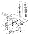 Diagram for Chrysler 300M Sway Bar Kit - 4782855AA