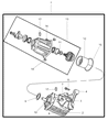 Diagram for Dodge Avenger Automatic Transmission Output Shaft Seal - 5134787AA