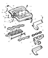 Diagram for Chrysler Prowler Intake Manifold - 5017188AA