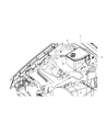 Diagram for 2005 Jeep Grand Cherokee Coolant Reservoir - 55116874AD