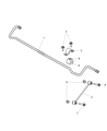 Diagram for 2007 Chrysler Pacifica Sway Bar Link - V4766866AA