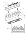 Diagram for 2001 Jeep Wrangler Cylinder Head Bolts - 6035514
