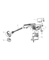 Diagram for 2009 Jeep Compass Steering Column - 5057279AM