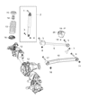 Diagram for 2021 Jeep Wrangler Coil Spring Insulator - 68253406AC