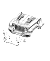 Diagram for Jeep Wrangler Fog Light - 68504497AA